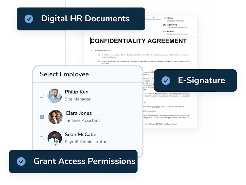 New Starter Employment Documents